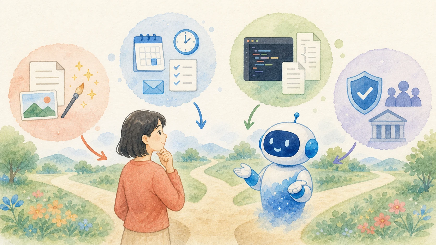 やりたい作業と利用環境から自分に合うAIへの道を選ぶ初心者